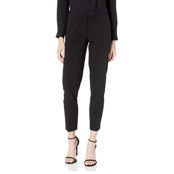 Anne Klein Slim Stretch Pants Ankle Length Black Size 10 - Picture 2 of 7
